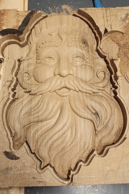 Rzeźba drewniana – grawer CNC – Gear-Art